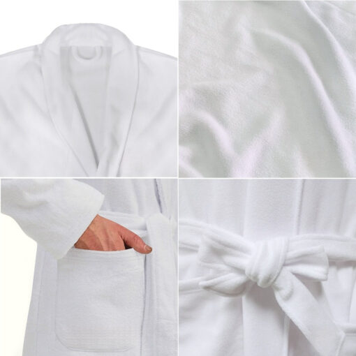Spring Butterfly Pattern Print Women's Bathrobe