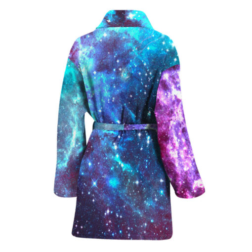 Starfield Nebula Galaxy Space Print Women's Bathrobe